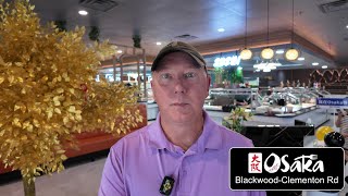 Osaka Sushi & Grill Buffet is OPEN on Blackwood-Clementon Rd  Gloucester Twp - Quick Tour!