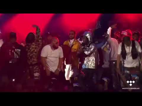 Bobby Shmruda & French Montana sets the stage on FIRE with their Hot N*gga performance at Summer Jam