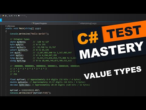 TEST Value Types C Mastery Course