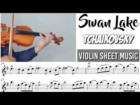 Free Sheet || Swan Lake - Tchaikovsky || Violin Sheet Music