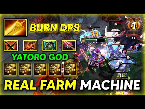 7.37E REAL FARM MACHINE CARRY By Yatoro Alchemist With Crazy Attack Speed 100% Show no Mercy DOTA 2