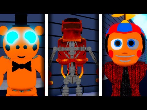 Creating Freggy, Flamethrower Endo, and Human Balloon Boy in Roblox Freddy's Ultimate Roleplay