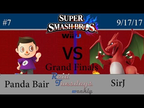 RAID Tuesdays #7 - SSB4 - Panda Bair (Villager) vs SirJ (Charizard) - Grand Finals
