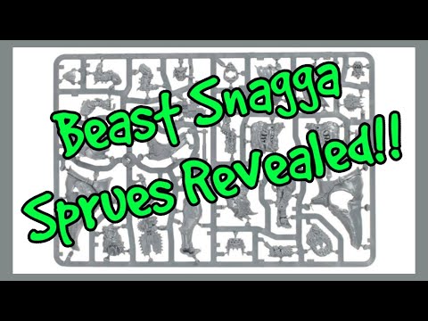 Ork Beast Snagga Sprues Revealed! - Beast Snagga Army Box Pre-Orders Coming Soon!