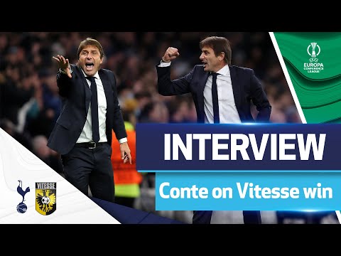 ANTONIO CONTE'S FIRST POST-MATCH INTERVIEW AS SPURS BOSS | Spurs 3-2 Vitesse