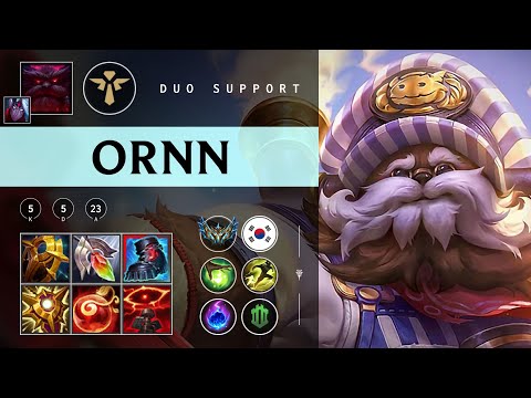 Ornn Support vs Seraphine - KR Challenger Patch 25.23