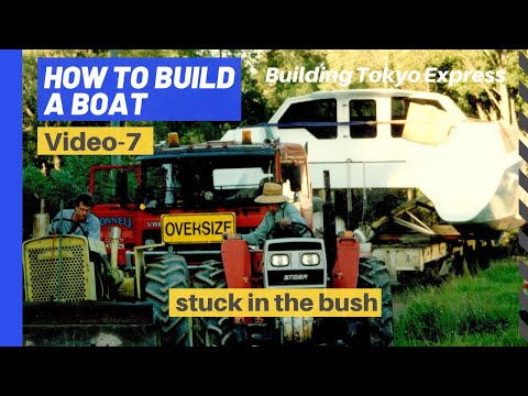 How to build a boat Ep #7 - Launching the boat - The difficult part