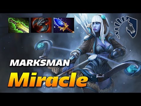 Miracle Drow Ranger Super Marksman | Dota 2 Pro Gameplay