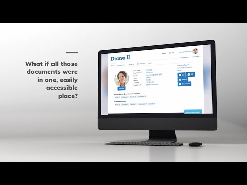 ProfHire video/presentation/materials