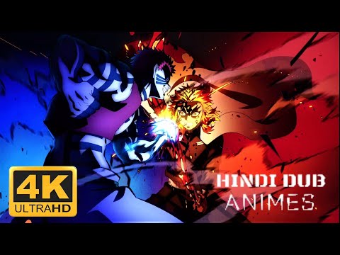 [Full] Demon Slayer Rengoku vs Akaza In Hindi! | Mugen Train Arc