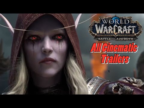 The Story of Battle for Azeroth (BFA) | All Cinematic Trailers | World of Warcraft