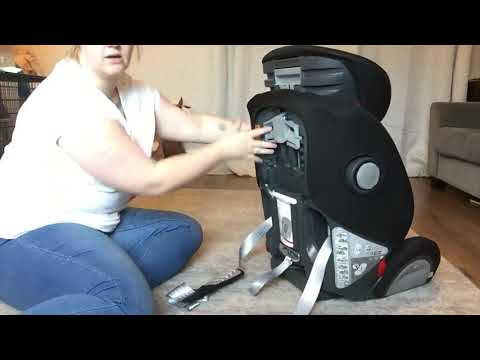 Umbau eines Britax Evolva vom Gurtsystem zum Sitzerhöher mit hoher Rückenlehne