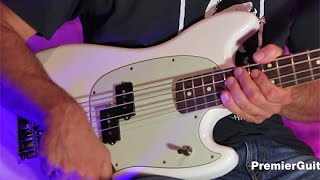Video thumbnail for Review Demo - Fender Mustang PJ by Premier Guitar