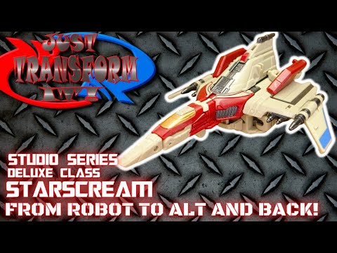 JUST TRANSFORM IT!: Studio Series Deluxe Starscream (TF One)