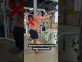How to grow your back #backworkout #shorts #lats