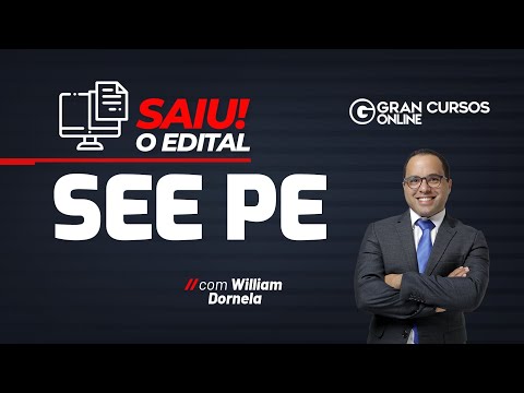 SEE PE Competition: The announcement with William Dornela has been released