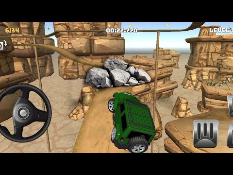 big Stone 🪨 Mountain Climb 4x4 - Red Suv Driving Car Impossible Stunts - 80 - Android Gameplay 3D