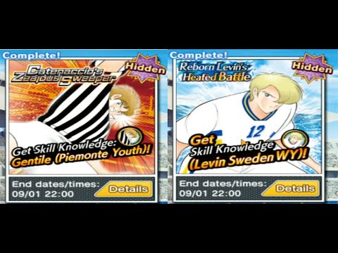 Tips Skill Knowledge ~ Gentile Piemonte Youth & Levin WY - Captain Tsubasa Dream Team INDONESIA