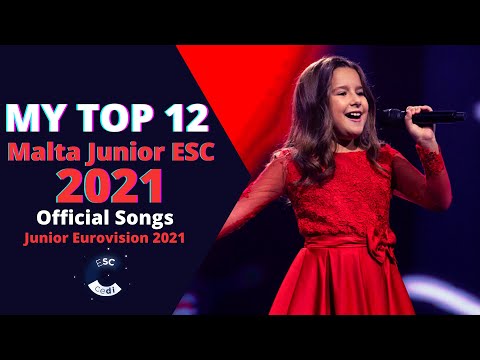 MJESC 2021 | My TOP 12 for Malta in Junior Eurovision 2021 | with comments