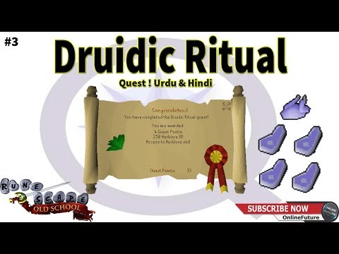 OSRS│How To Complete Druidic Ritual Quest 2019 │Quick Quest Guide │Urdu Hindi