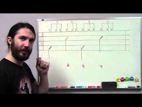 How to Play a Simple Triplet or Shuffle Beat