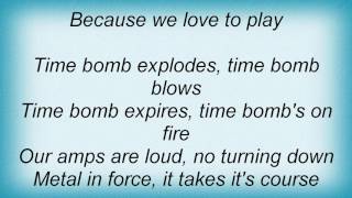 Razor - Time Bomb Lyrics
