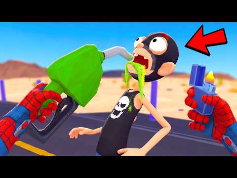 صارت عندي قوة خارقة !  ودمرت كل المجرمين في المدينة !؟ 💀🔥 Gas N Cars VR