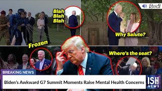 Biden’s Awkward G7 Summit Moments Raise Mental Health Concerns