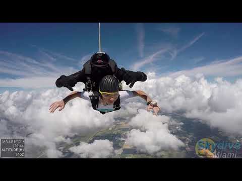 Elvis' incredible jump at Skydive Miami (03-03-2019)