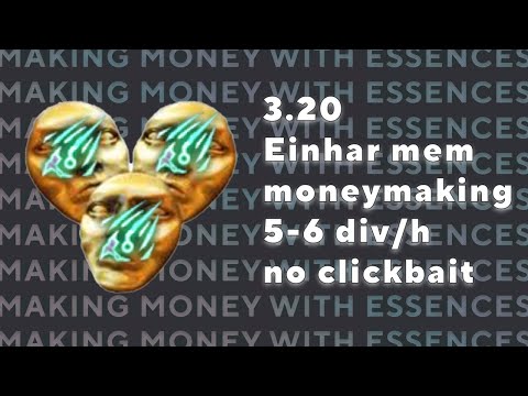 0 IQ currency making with Einhar Memories | Path Of Exile 3.20