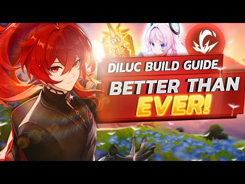 Good To GODLY: UNLOCK Diluc's FULL POWER With This NEW BEST BUILD-UPDATED Diluc Guide Genshin Impact