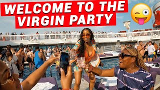 Secrets of Virgin Voyages events. See for Yourself! #cruise #cruiseship #party