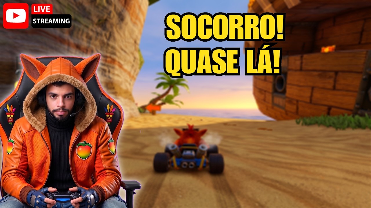 CRASH TEAM RACING: SOFRENDO NA RETA FINAL NO RETROACHIEVEMENT SAGA DOS ÚLTIMOS TROFÉUS! 🏆 (AO VIVO)