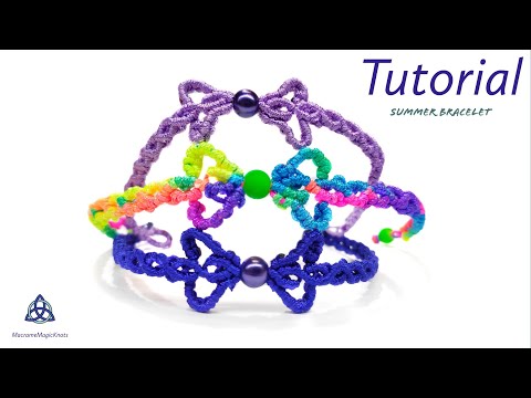 NEW Macrame Celtic Bracelet DIY Macrame Crafts