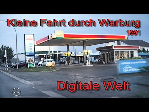 Kleine Fahrt durch Warburg 1991 - Digitale Welt - F. Reinwardt