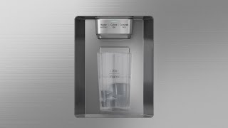 Kaip įmontuoti vandens dalytuvą  „Samsung“ dviejų durų šaldytuve?