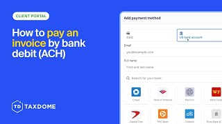 How to Pay an Invoice by Bank Debit (ACH)