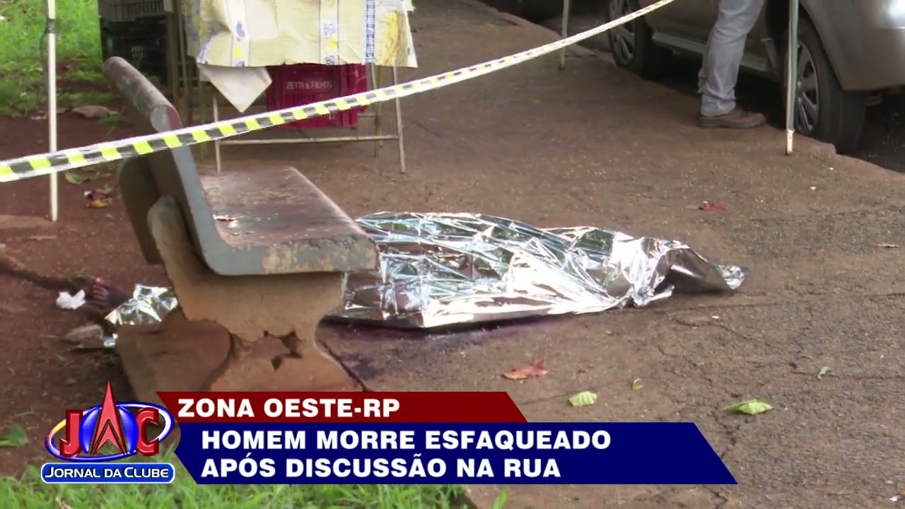 Briga com faca deixa homem morto na Zona Oeste de Ribeirão Preto - Jornal da Clube (17/12/2022)