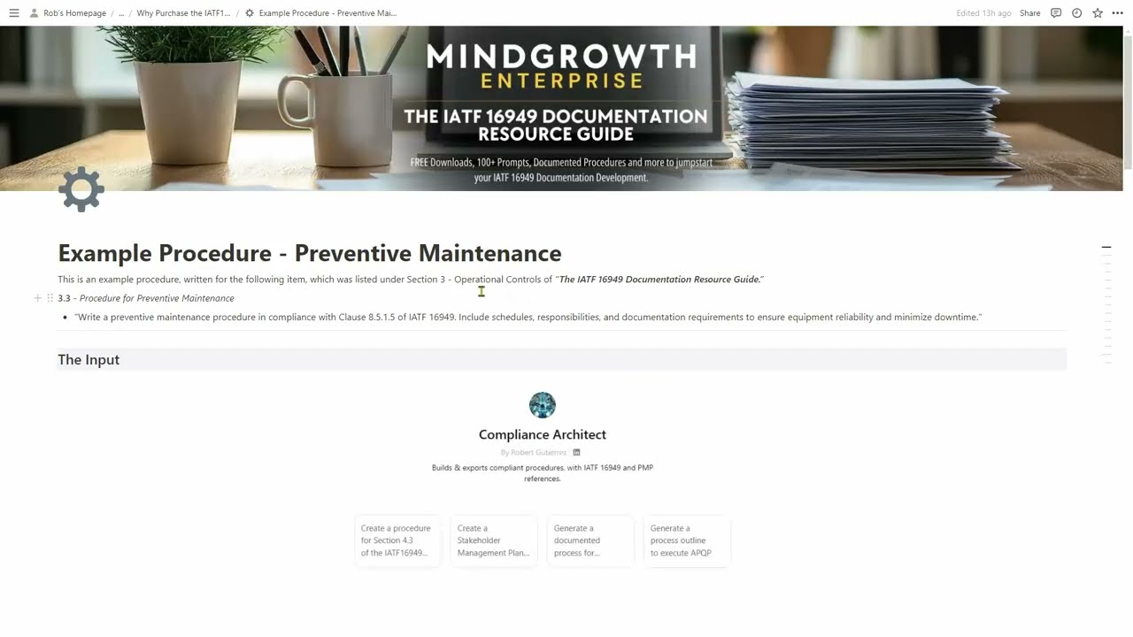 IATF16949 Documentation Resource Guide