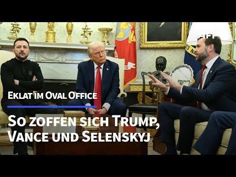 Wortlaut: Trumps Wortgefecht mit Selenskyj | AFP