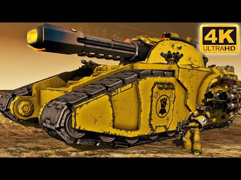 IMPERIAL FISTS vs BLACK LEGION - Men of War: Warhammer 40k Mod (4K)