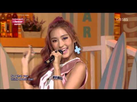 I Swear (SBS Inkigayo 2014.08.31) - Sistar