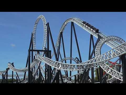 SIK roller coaster off ride, Flamingoland, UK