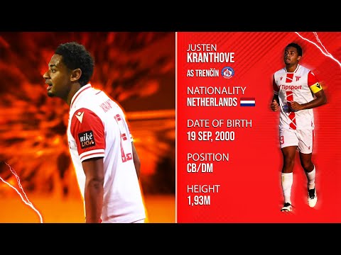 Justen Kranthove ● AS Trenčín ● CB/DM ● 2025/2026 Highlights