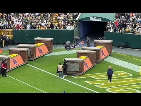 UW Marching Band 11-2-25 Lambeau Field Pregame