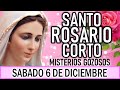 Santo Rosario Corto de hoy Sábado 6 de Diciembre🌿🌺🌿Misterios Gozosos🌿🌺 Rosario a la Virgen María🌺🌿