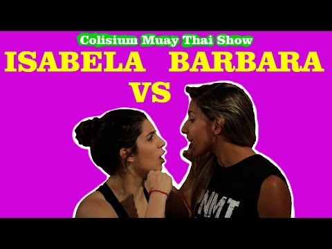 Isabela Guzela Vs Barbara Aguiar - Muay Thai Feminino #muaythaifight  #mtbr  #muaythaibrasil