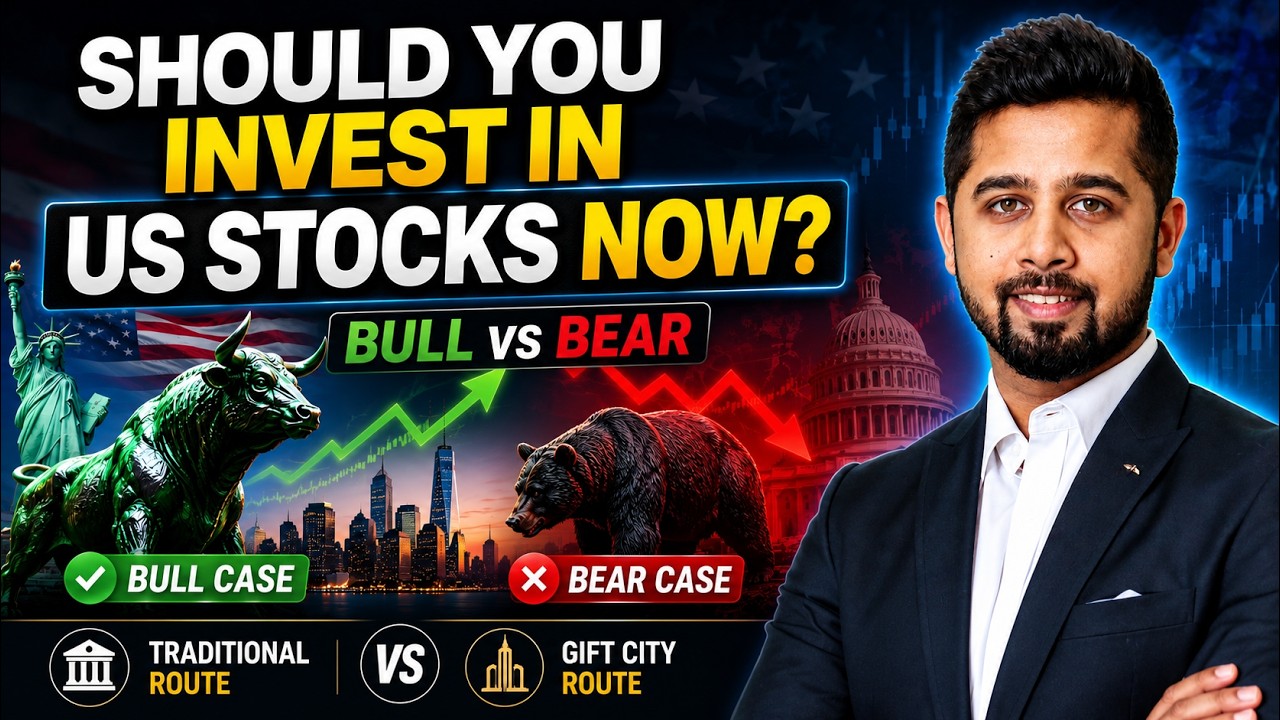 Should you Invest in US Stocks Now? How to invest in US stocks | GIFT City vs Traditional Route
