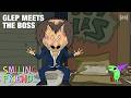 Glep Meets Mr Boss For The First Time Smiling Friends Adult Swim