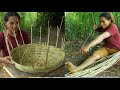Survival In The Mountains Finding Wild Vines For Making Basket